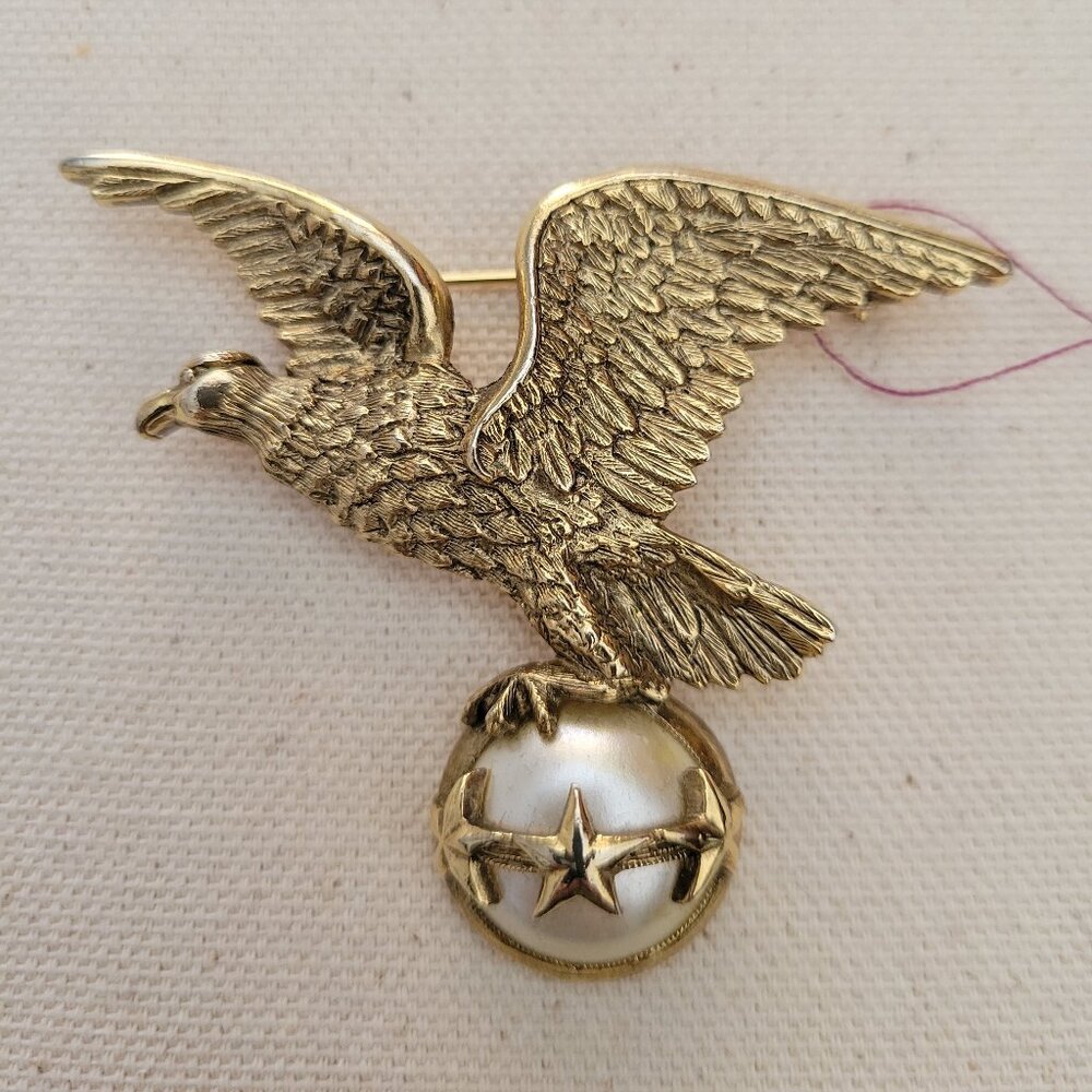 Vintage Eagle Brooch
